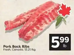 Quality Foods Pork Back Ribs offer