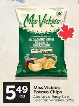 Quality Foods Miss Vickie's Potato Chips offer
