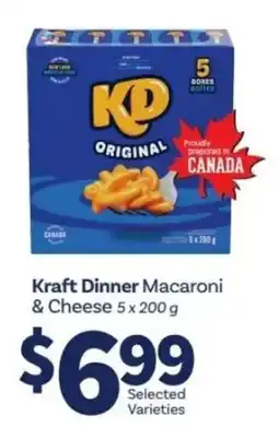 Fortinos Kraft dinner macaroni & cheese offer