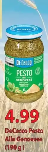 Fortinos DeCecco Pesto Alla Genovese offer