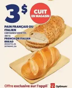 Provigo French or Italian bread offer