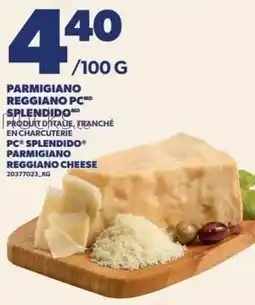Provigo PC parmesan cheese offer