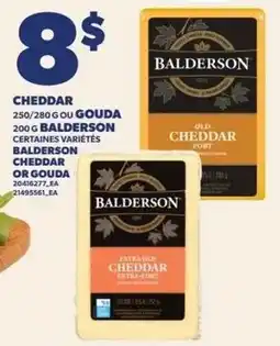 Provigo Balderson cheddar or gouda offer