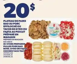 Provigo Chicken taco tray offer