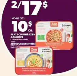 Provigo Zen Gourmet entrées offer