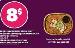 Provigo brochettes de poulet teriyaki avec riz frit offer