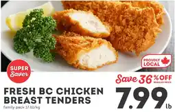 IGA Fresh bc chicken breast tenders offer
