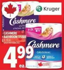 Metro Kruger cashmere bathroom tissue offer