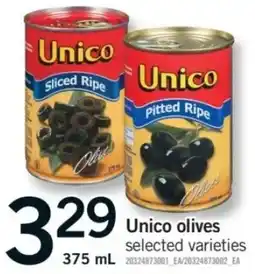 Fortinos Unico olives offer