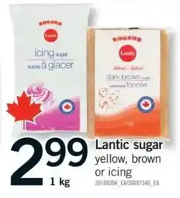 Fortinos Lantic sugar yellow, brown or icing offer