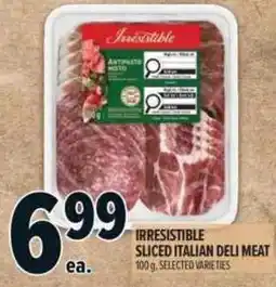 Metro Irresistible sliced italian deli meat offer