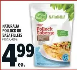 Metro Naturalia pollock or basa fillets offer