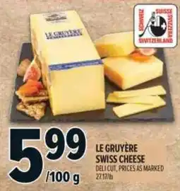 Metro Le Gruyère Swiss Cheese offer