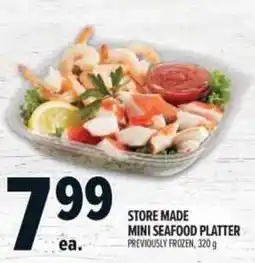 Metro Store made mini seafood platter offer