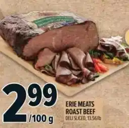 Metro Erie meats roast beef offer