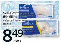 Fortinos Seaquest fish fillets selected varieties offer