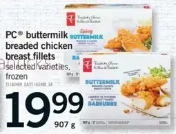Fortinos PC buttermilk breaded chicken breast fillets offer