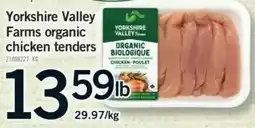 Fortinos Yorkshire Valley Farms organic chicken tenders offer