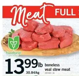 Fortinos Foodland boneless veal stew meat offer