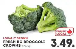 IGA Fresh bc broccoli crowns offer