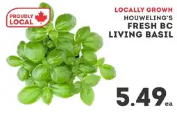IGA Houweling's fresh bc living basil offer