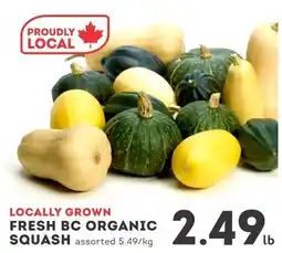 IGA Fresh bc organic squash offer