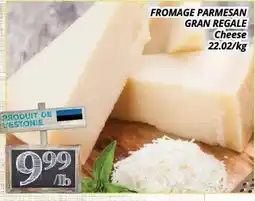 Supermarché PA Fromage Parmesan Gran Regale Cheese offer