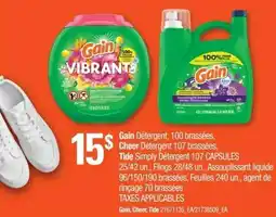 Provigo Gain Detergent offer