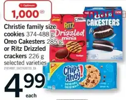 Fortinos Optimum Christie family size cookies offer
