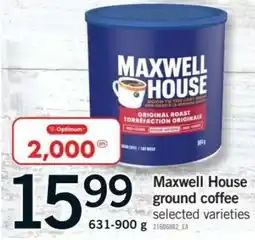 Fortinos Maxwell House ground coffee offer