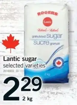 Fortinos Lantic sugar selected varieties offer