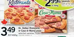 Fortinos Dr. Oetker Ristorante or Casa di Mama pizza offer