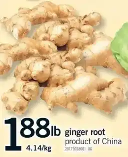 Fortinos ginger root offer