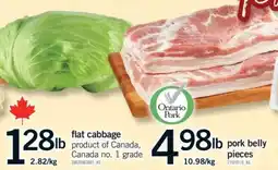 Fortinos flat cabbage offer
