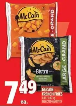 Metro McCain french fries offer