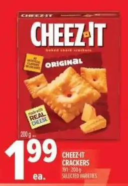 Metro Cheez-it crackers original offer