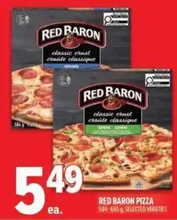 Metro Red Baron pizza offer