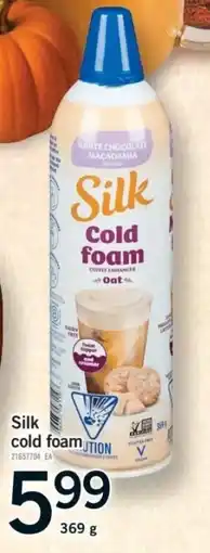 Fortinos Silk cold foam offer
