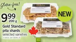 Fortinos Gold Standard pita shards offer