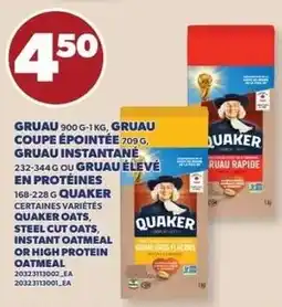 Provigo Quaker oatmeal offer