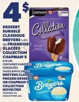 Provigo Breyers dessert surgielé classique offer