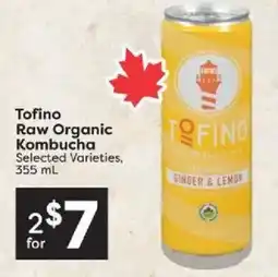 Quality Foods Tofino Raw Organic Kombucha offer