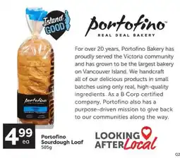 Quality Foods Portofino Sourdough Loaf offer