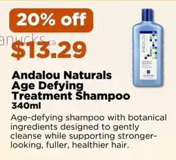 Metro Andalou Naturals Age Defying Treatment Shampoo offer