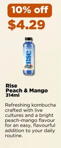 Metro Rise Peach & Mango offer