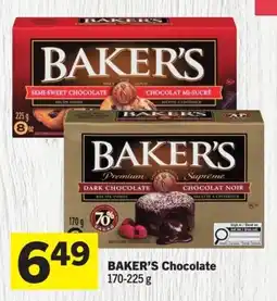 Foodland Baker's Chocolate offer