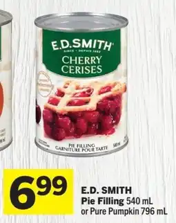 Foodland E.D. Smith pie filling offer