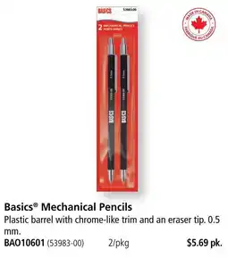 Covey Basics Basics mechanical pencils offer