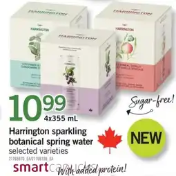 Fortinos Harrington sparkling botanical spring water offer