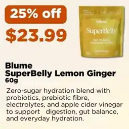 Metro Blume SuperBelly Lemon Ginger offer